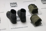 Blue Box Loose 1/6th Scale WWII British Ankle Boots (w/OD Gaiters) #BBL2-B303