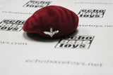 Blue Box Loose 1/6th Scale WWII British Beret (Red, Airborne) #BBL2-H150