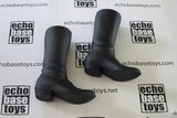 REDMAN Loose 1/6th Boots (Pair,Black,w/Spurs) #RMN8-B100
