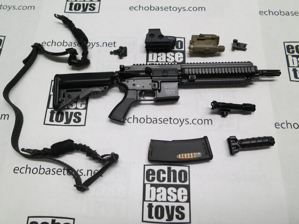 DAM Toys Loose 1/6th HK416D Assault Rifle (W/Sling,Tac Light,EoTech,IS,ForeGrip,PEQ15) #DAM4-W320