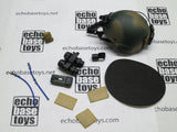 DAM Toys Loose 1/6th MICH 2000 Helmet (W/AVS-9 NVG,Batt,SF Light,MS2000 Strobe) #DAM4-H222