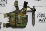 BLUE BOX Loose 1/6th Ammo Pouch Leg Rig w/Knife (AusCam) Modern Era #BBL6-A101