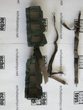 ALERT LINE 1/6 Loose WWII US M1937 BAR Magazine Belt w/Suspenders (OD) #ALL3-Y150