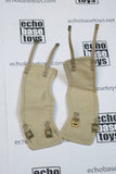 Dragon Models Loose 1/6th Scale WWII British Boots w/Gaiters (Tan) Cloth metal ends #DRL2-F105