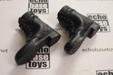 UJINDOU Loose 1/6th Russian Berci Boots - Pair (Black)  #UJL4-B100