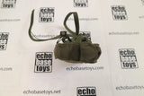 Dragon Models Loose 1/6th Scale Modern Military M40 Gas Mask Bag (V4 Canvas/OD Strap) # DRL4-P801