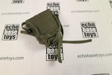Dragon Models Loose 1/6th Scale Modern Military M40 Gas Mask Bag (V3 Canvas/Green Strap) # DRL4-P802