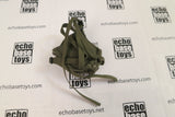 Dragon Models Loose 1/6th Scale Modern Military M40 Gas Mask Bag (V3 Canvas/Green Strap) # DRL4-P802