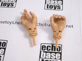 Dragon Models Loose 1/6th Hands (Flesh)(Rifle Grip)(Light Pale Color) #DRNB-H105