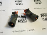 Dragon Models  Loose 1/6th Nomex Fingerless Gloved Hands (OD) Pistol Grip w/Watch Molded in #DRNB-H402