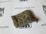 Dragon Models Loose 1/6th Scale WWII German MP40 Ammo Pouch (right side) Green "cloth" (Brown) straps #DRL1-P121