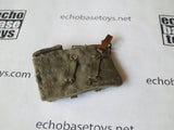 Dragon Models Loose 1/6th Scale WWII German MP40 Ammo Pouches (Set) Green "cloth" (Brown) straps #DRL1-P122