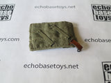 Dragon Models Loose 1/6th Scale WWII German MP40 Ammo Pouch (right side) Green "cloth" (Brown) straps #DRL1-P121