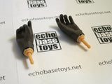 Dragon Models Loose 1/6th WWII Wool Knit Gloved Hands (Brown)  #DRNB-H604