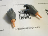 Dragon Models Loose 1/6th WWII Wool Knit Gloved Hands (Gray)  #DRNB-H603