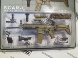 Toy Soldier & Workshop Gun-Rack Series 1/6th SCAR-L Carded Set #TS-703