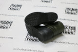 Dragon Models Loose 1/6th Scale WWII German Ankle Boots Black w/Green Gaiters - Weathered #DRL1-B229