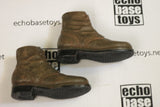 Blue Box Loose 1/6th Scale WWII US Service Shoes - Pair (w/Leggings) #BBL3-B301