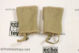 Blue Box Loose 1/6th Scale WWII US Service Shoes - Pair (w/Leggings) #BBL3-B301