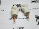 ARMOURY Loose 1/6th Italian Hand Set (Winter Gloves,White,R;Pointing,L:Fist) WWII Era #ARL4-Z101