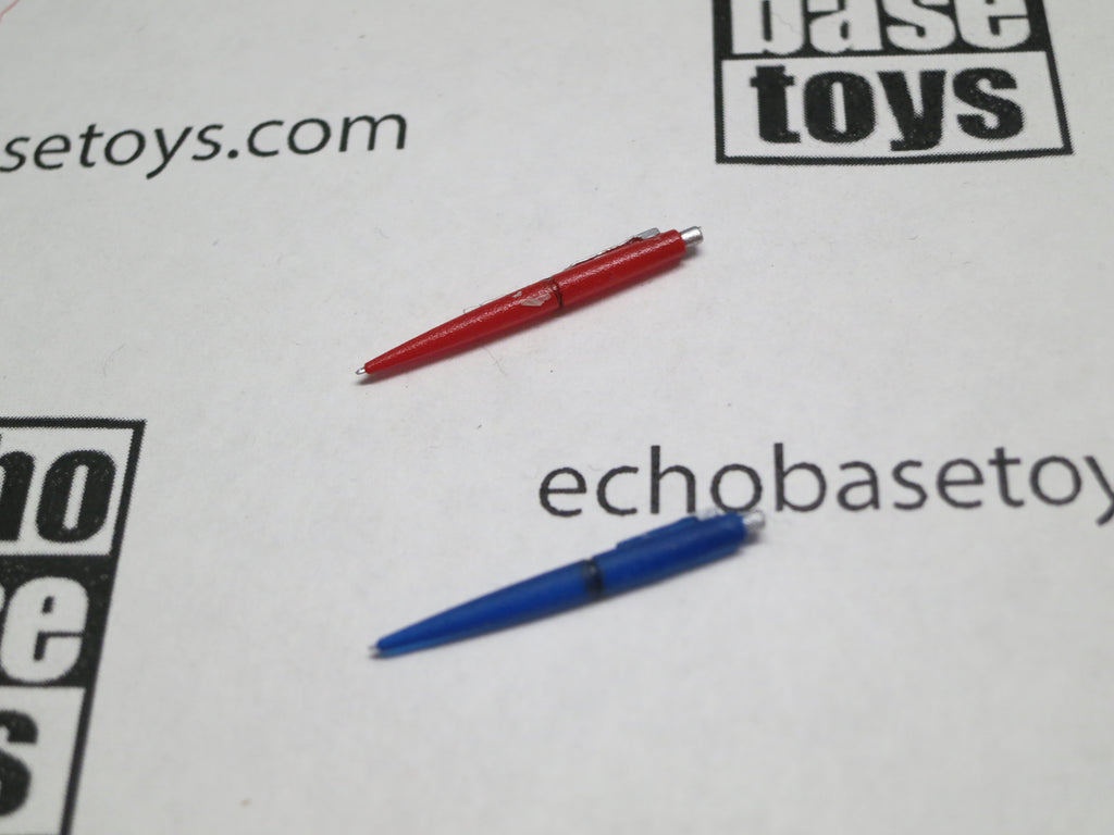 DAM Toys Loose 1/6th Pen (2x,Blue/Red) #DAM4-A550