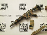 FLAG SET Loose 1/6th M4 Carbine (Weathered,w/Accessories) Modern Era #FSL4-W520