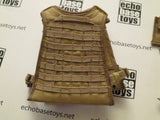 FLAG SET Loose 1/6th Plate Carrier (Tan,w/4xAccessories) Modern Era #FSL4-Y200