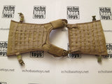 FLAG SET Loose 1/6th Plate Carrier (Tan,w/4xAccessories) Modern Era #FSL4-Y200