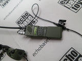 FLAG SET Loose 1/6th PRC-152 Radio w/Peltor Headset & Pouch Modern Era #FSL4-K100