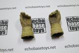 Blue Box Loose 1/6th Hatch Style Gloved Hands G3 Tan Color Modern Era #BBL4-A424