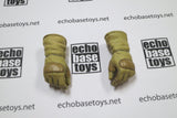 Blue Box Loose 1/6th Hatch Style Gloved Hands G3 Tan Color Modern Era #BBL4-A424