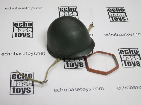 Dragon Models Loose 1/6th Scale WWII US M1 Helmet weathered w/Liner  #DRL3-H116