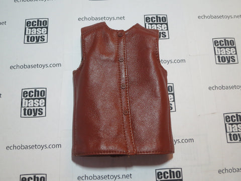 UJINDOU Loose 1/6th WWII British Jerkin Vest (Brown Leather) #UJL2-U680