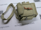 Dragon Models Loose 1/6th Scale WWII Russian Gas Mask Bag (Khaki) (Light leather strap) #DRL5-P404