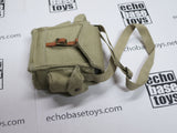 Dragon Models Loose 1/6th Scale WWII Russian Gas Mask Bag (Khaki) (Light leather strap) #DRL5-P404