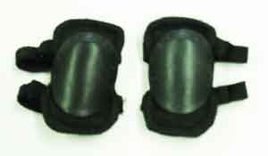 Loading Toys Loose 1/6th Scale Knee Pads (Black) #LTL4-A100