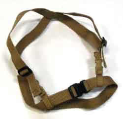 Play House Loose 1/6th Scale Modern Web Belt with Combat Suspenders (Tan) #PHL4-Y001