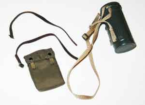 Soldier Story Loose 1/6th WWII German Gas Mask Cannister w/Gas mask Cape w/Leather Straps 2x #SSL1-A420