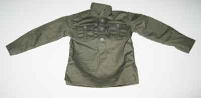 Soldier Story Loose 1/6th WWII German Shirt (Green) Buttons (Green) #SSL1-U030