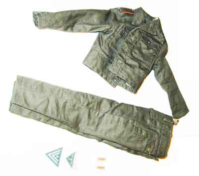 Soldier Story Loose 1/6th WWII German M1945 Tunic/Trouser w/Polizei Patches #SSL1-U410
