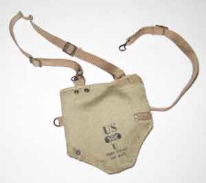 Soldier Story Loose 1/6th WWII USA MIVA1 Gas Mask Bag #SSL3-P970