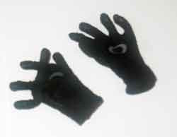 Soldier Story Loose 1/6th Gloves (Pair)(Black) #SSL4-A165