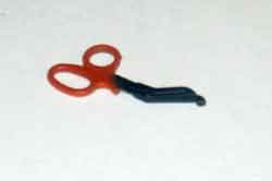 Soldier Story Loose 1/6th Medical Scissors/Shears (Orange) #SSL4-A269