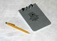Soldier Story Loose 1/6th Pencil & Notepad (Grey Pad) #SSL4-A302