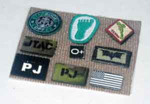 Soldier Story Loose 1/6th Patches (USAF PJ) #SSL4-A926