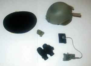 Soldier Story Loose 1/6th MICH 2000 Helmet (OD w/PVS-15) Modern Era #SSL4-H113