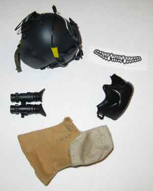 Soldier Story Loose 1/6th SOAR Pilot Helmet (NVG & Hood) Modern Era #SSL4-H800