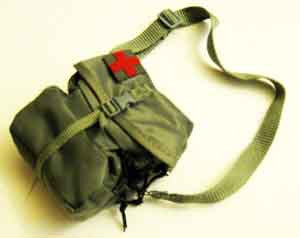 Soldier Story Loose 1/6th Medic Pack w/Shoulder Strap (Grey) #SSL4-P103
