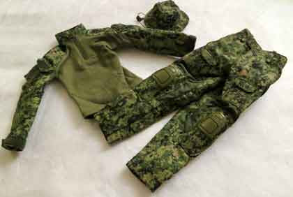 Soldier Story Loose 1/6th Gen2 Combat Uniform & Boonie Hat (AOR2) #SSL4-U491