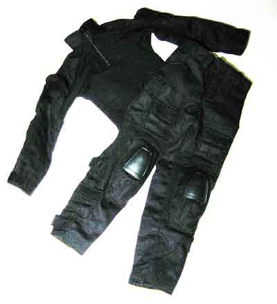 Soldier Story Loose 1/6th FROG Shirt/Gen2 Combat Trousers (Black) #SSL4-U600